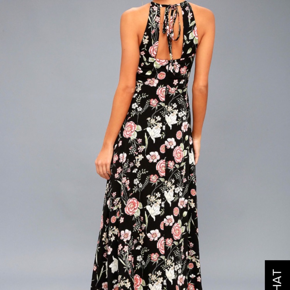 Floral Lulus Maxi Dress